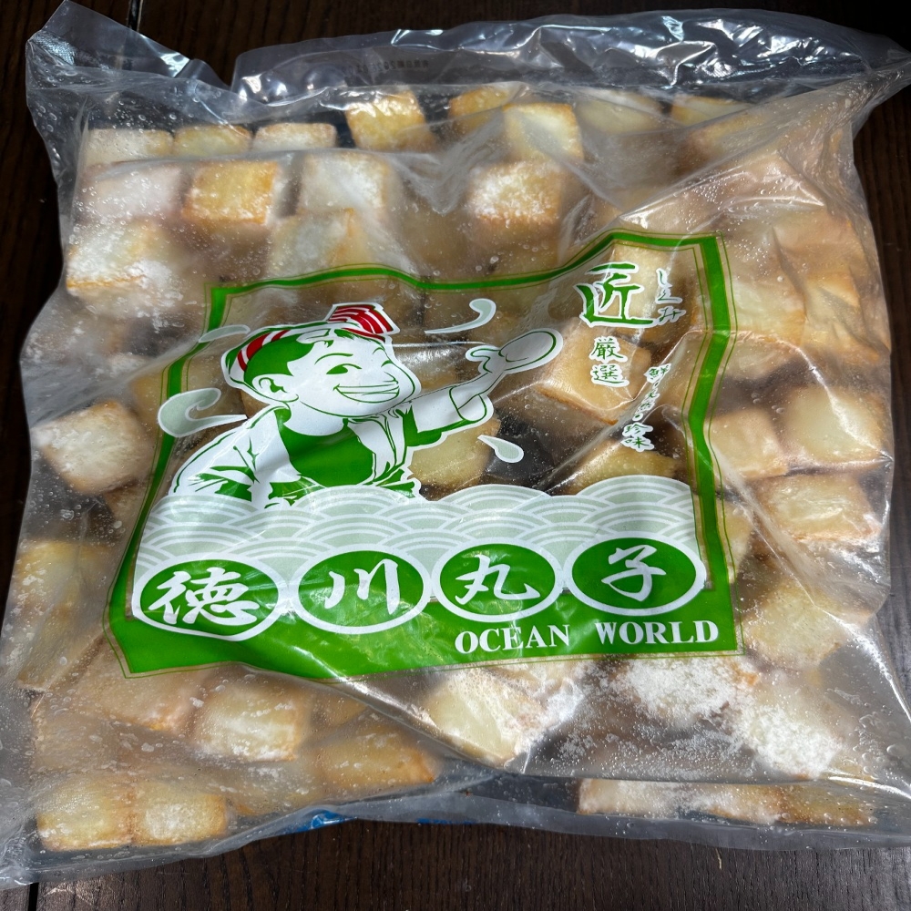 Frozen Cod Fish Paste Tofu 3kg 