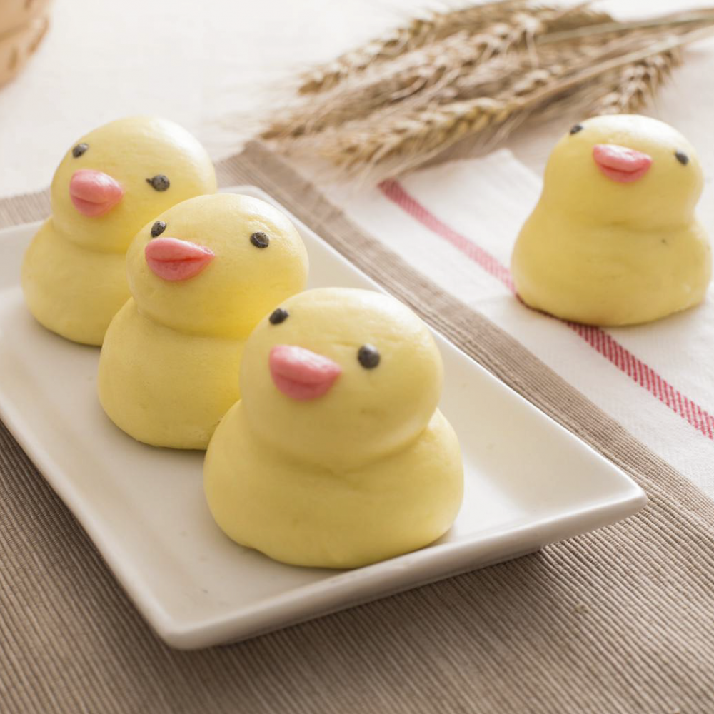 小鴨包 (芝麻餡) Duck-shaped Dumplings (Sesame Flavour)
