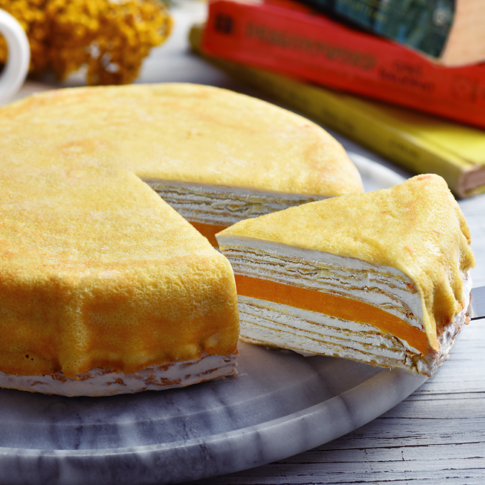 芒果奶凍千層蛋糕 Mango Tango Mille Crepe Cake