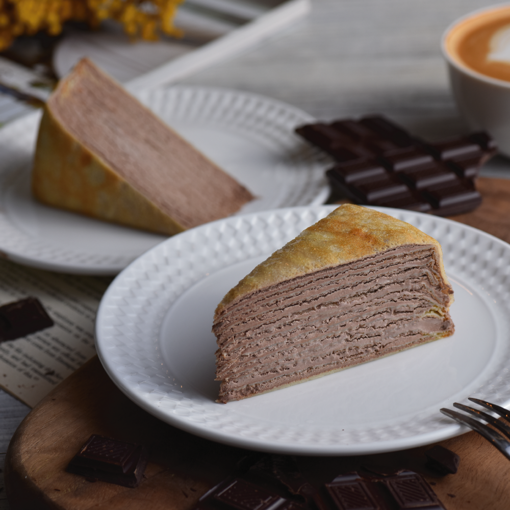 岩燒特濃巧克力千層蛋糕 Chocolate Mille Crepe Cake